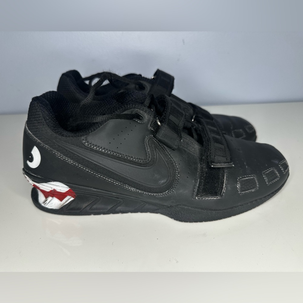 Nike Men’s Romaleos 2 Weightlifting Crossfit Custom Design Shark teeth Sz 12 - Picture 2 of 8